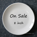 Wholesale 8 Inch Catering Banquet Party Wedding Service Porcelain Plate On Sale